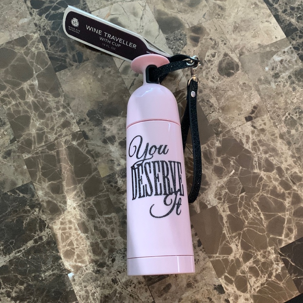 Wine traveller with cup